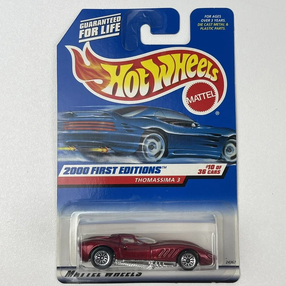 Hot Wheels 2000 First Editions 10 of 36 Cars Thomassima 3 070 Red Mattel Wheels